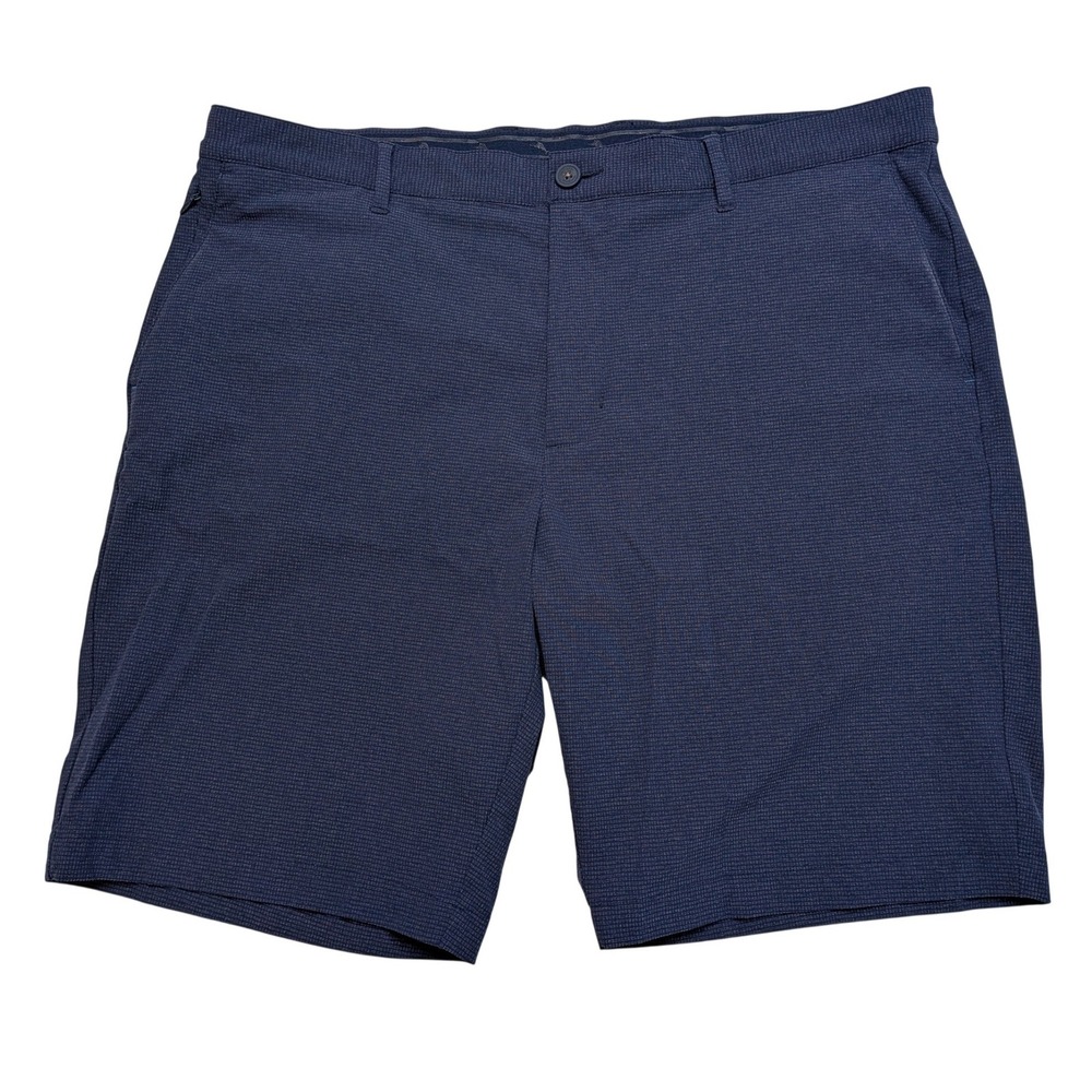 Tommy Bahama Boracay Shorts Mens 40 Navy Stretch Golf Flat Front 10" Inseam